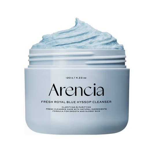 Arencia Blue Hyssop Rice Mochi Cleanser